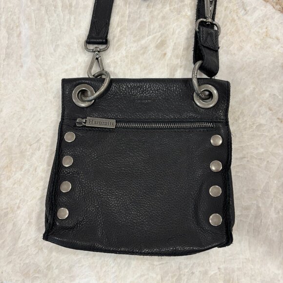 Hammitt little 'It' bag, the Tony Black Leather Crossover Bag - Picture 1 of 11